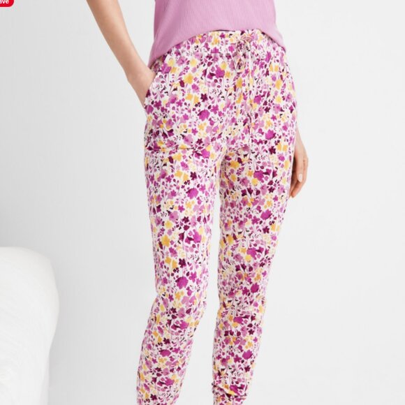 State of Day Printed Jogger Pajama Pants Pressed Raport NWT Sz M - Picture 2 of 7